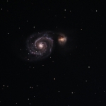 Whirlpool Galaxy (M 51) [C:59x60s; R:15x30s; G:15x30s; B:15x30s]