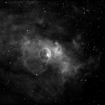 Bubble Nebula (NGC 7635)[H:76x35s]
