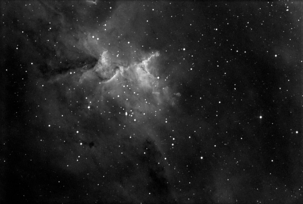 The Heart Nebula (IC 1805 detail) [Ha:67x120s ]